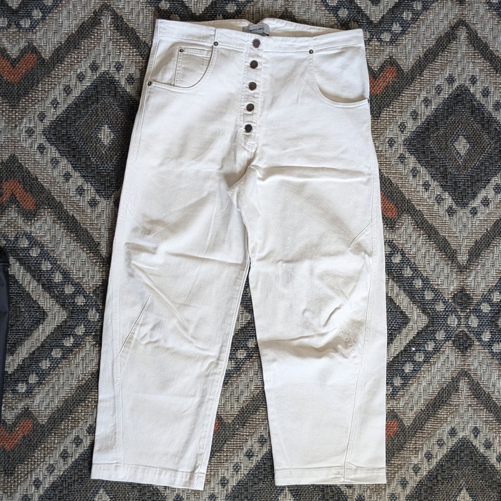 Rachel Comey Elkin Pant, Size 6, Dirty White